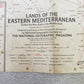 Lands of the Eastern Mediterranean Map National Geographic January 1959