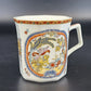 Vintage Lenwile Ardalt chinoiserie octagon porcelain coffee cup