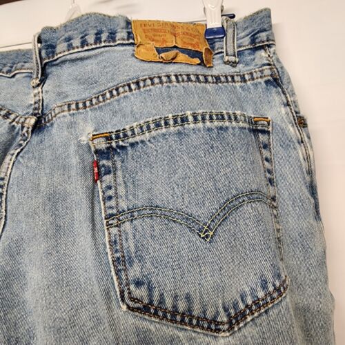 Levi's 550 men's stonewash distressed jeans 36x34