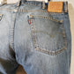Mens Levi's 550 light wash relaxed tapered blue denim jeans