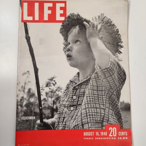 Life Magazine August 16 1948 Fisherman Montgomery Clift cover vintage issue