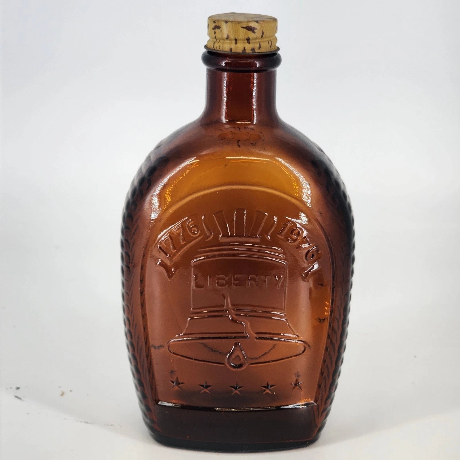log cabin bicentennial syrup bottle liberty bell 1976