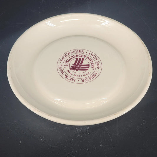 Longaberger Woven Traditions candle holder trivet 7.25 inch