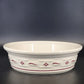 Longaberger Woven Traditions red 2 quart casserole dish