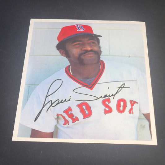 luis tiant signed 8x10 photo red sox