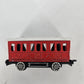 Red Majorette HO scale passenger train coach model made in France
