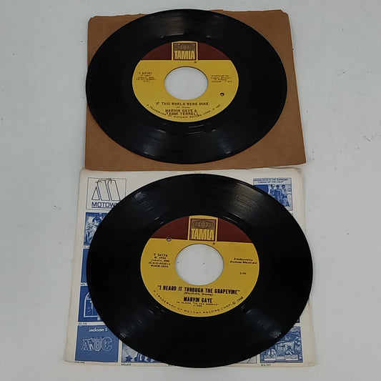 Marvin Gaye Motown 45 RPM vinyl singles lot