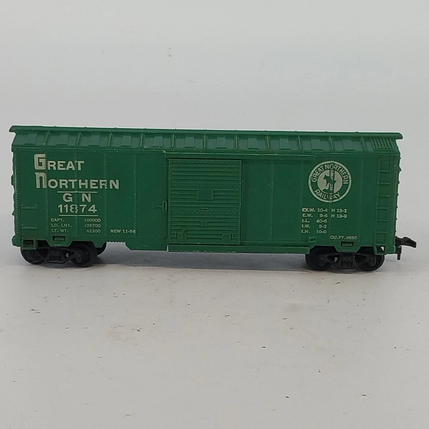 Vintage Marx HO scale Great Northern box car freight train