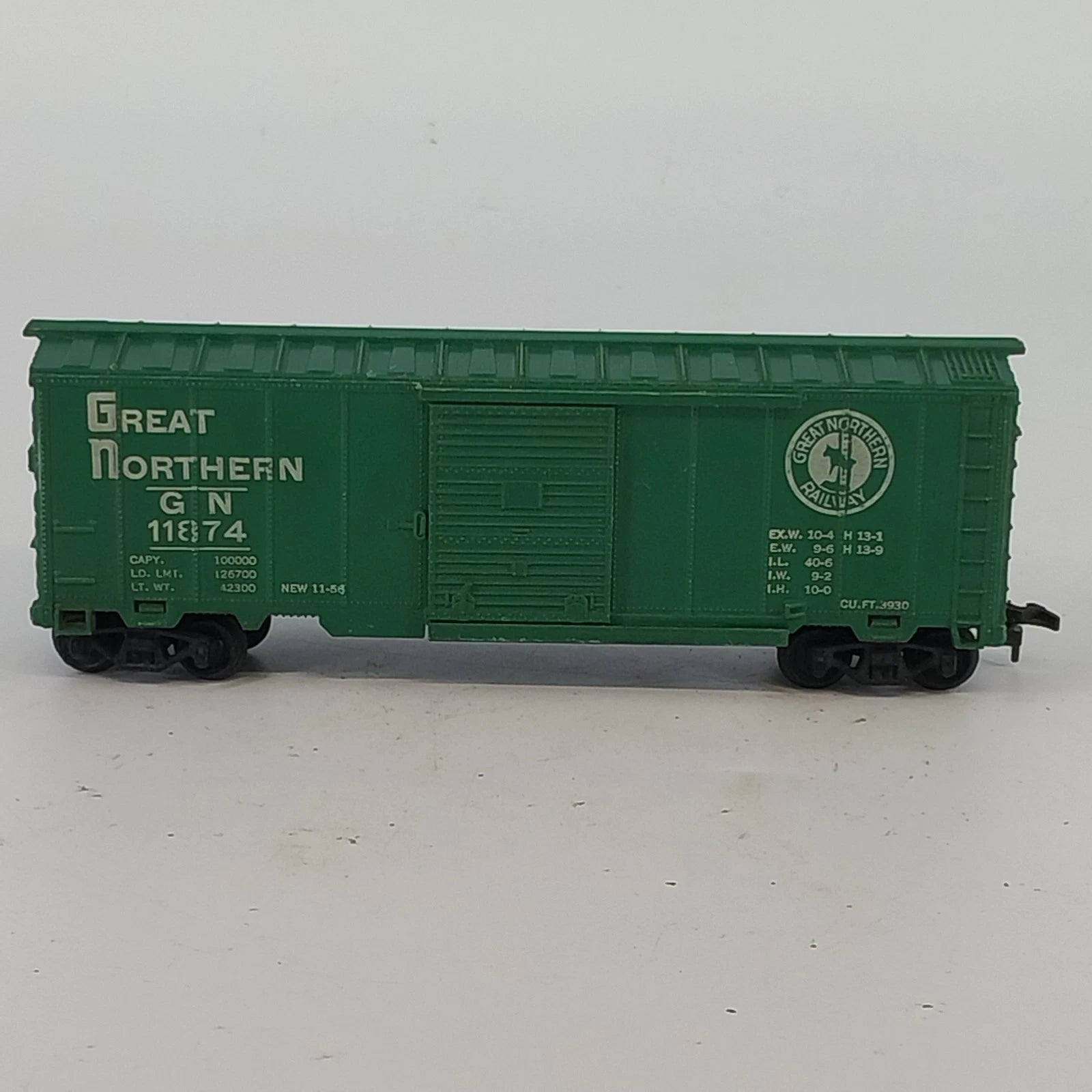 Vintage Marx HO scale Great Northern box car freight train