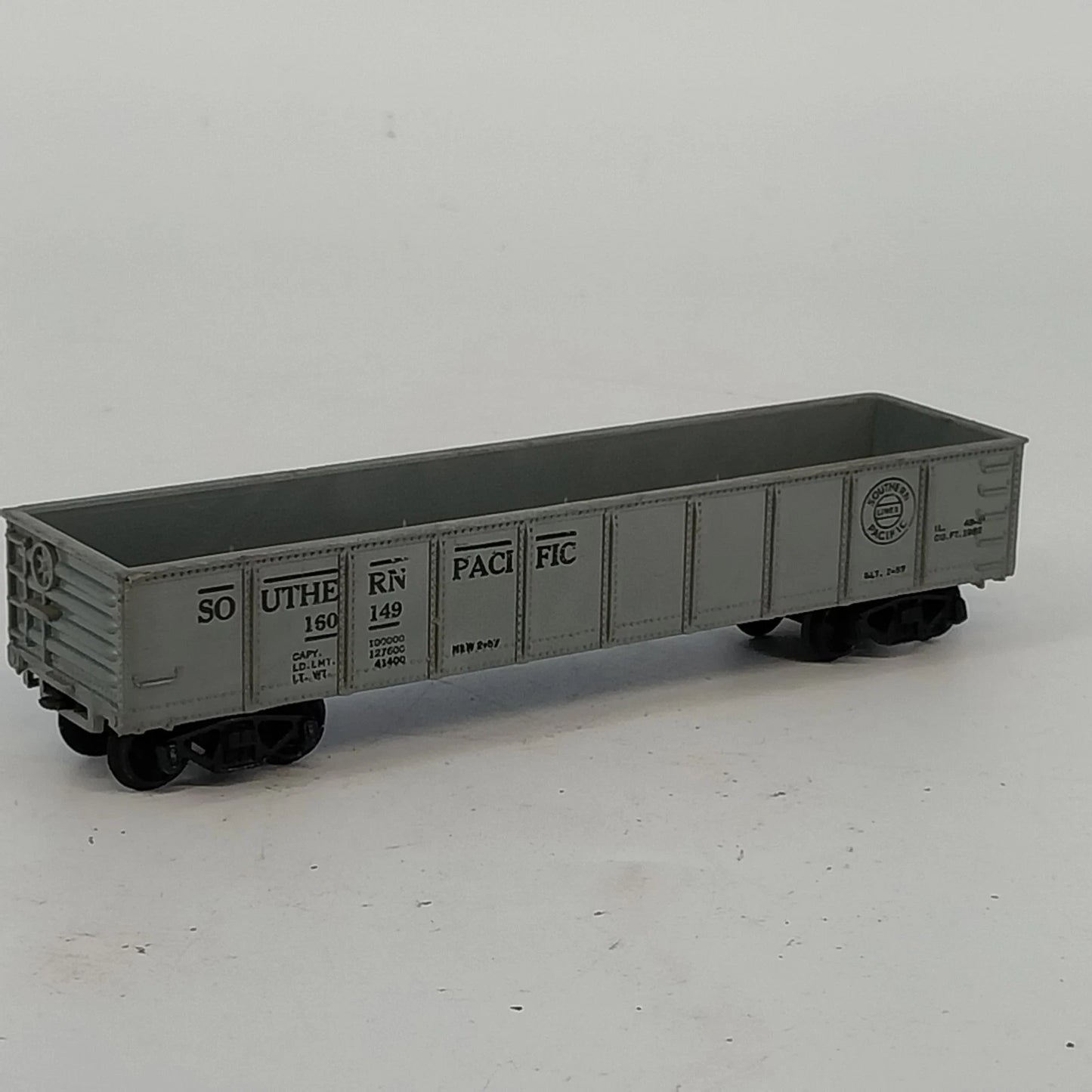 Black Marx HO scale Southern Pacific gondola freight train car