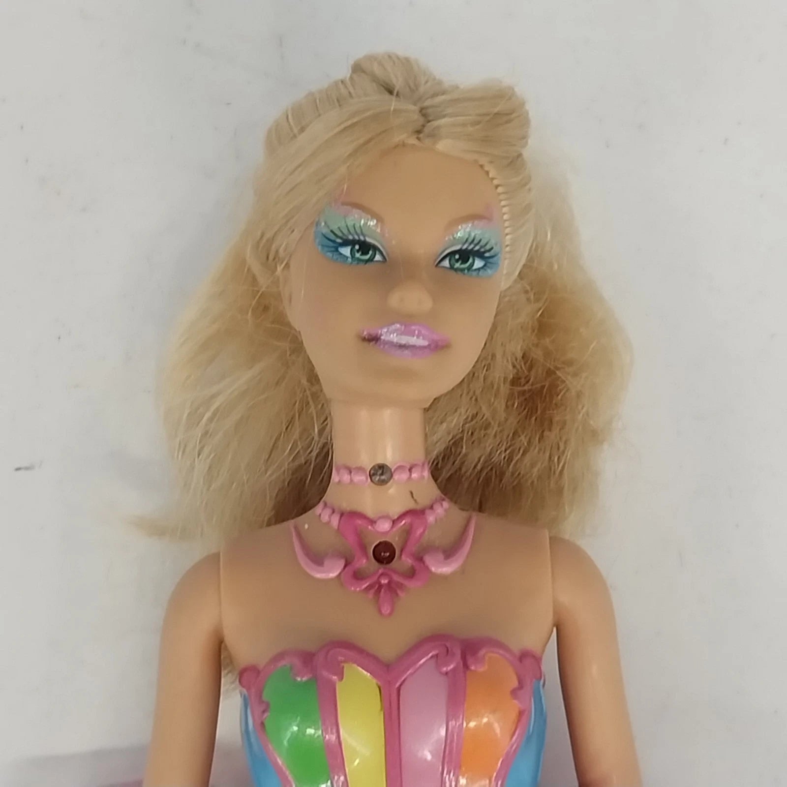 Mattel Barbie Fairytopia Elina doll in pink dress