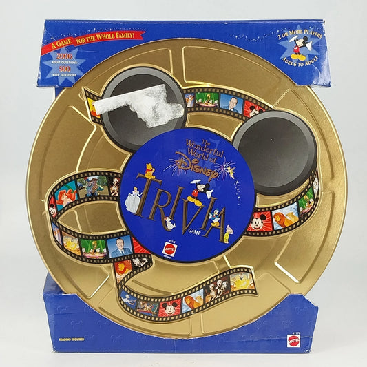 Mattel The Wonderful World of Disney Trivia Game sealed 1997