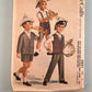McCall's 5841 vintage boys suit jacket pants and shirt pattern size 6