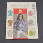 McCall's M4383 vintage sewing pattern for misses shirts and tops petite