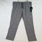 Pewter womens slim leg scrub pants with cargo and zip pockets