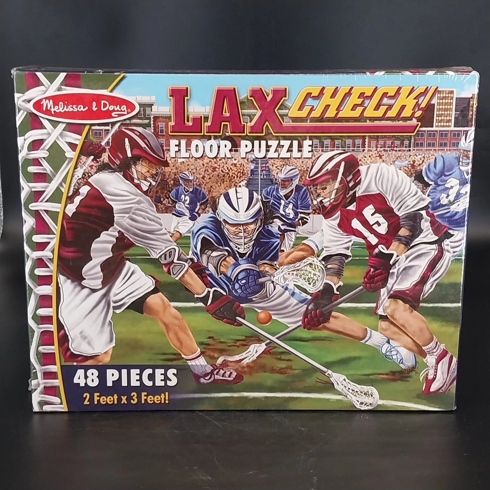 Melissa and Doug LAX Check 48 piece floor puzzle