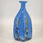 Milano Murano sommerso art glass vase with colorful eye motifs