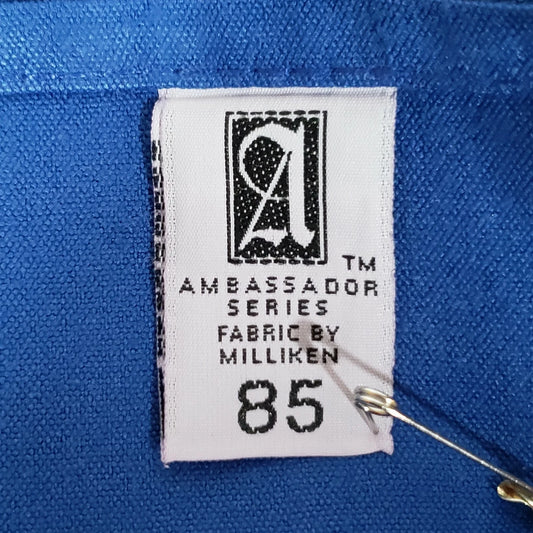 Milliken Ambassador Series 85 royal blue square tablecloth 84 inch