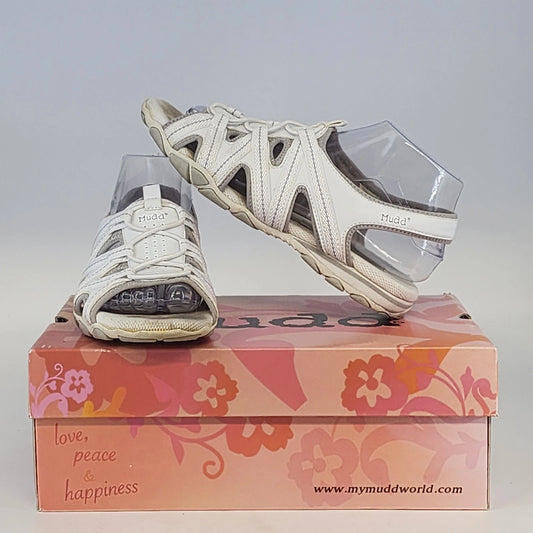 Mudd Angelo white open toe heel sandals for women