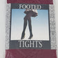 Vintage burgundy maroon footed nylon tights new old stock womens hosiery