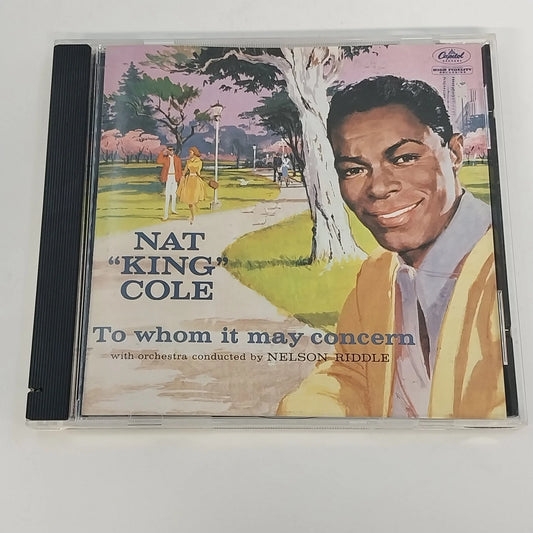 Nat King Cole To Whom It May Concern 1995 Capitol CD