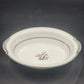 Noritake Crest 5421 oval vegetable serving bowl with platinum trim