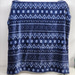 Blue and white Aztec style throw blanket by Northeast Outfitters