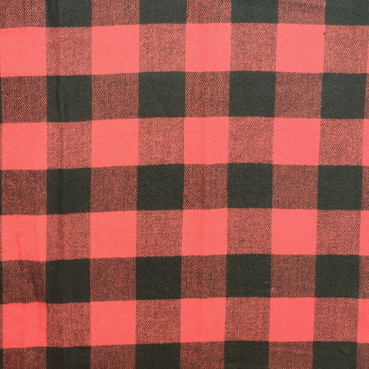 Oversized red and black tartan plaid scarf shawl buffalo check wrap