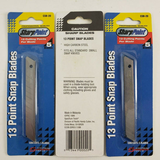 CSB 20 snap blade 13 point refill cards PHC