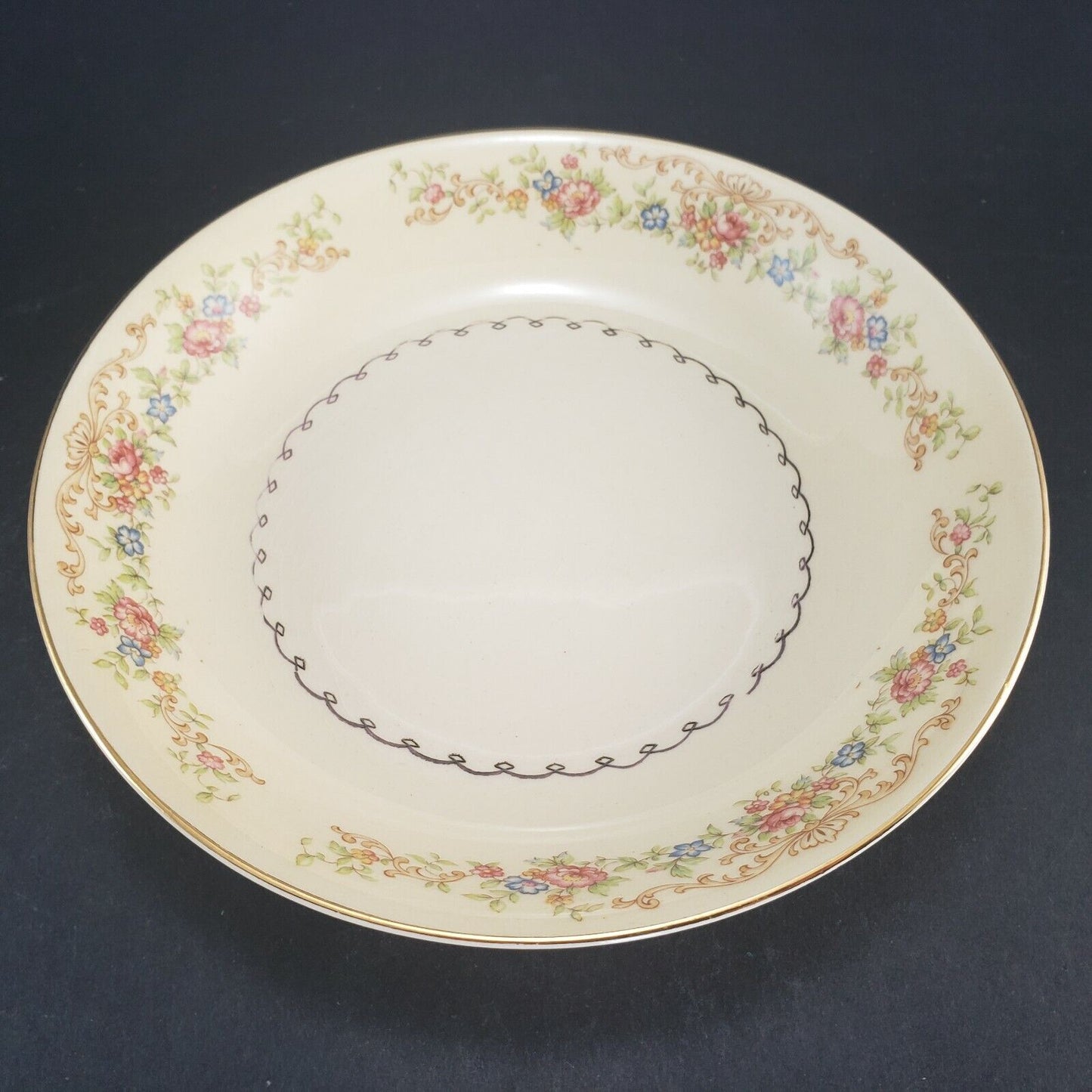 Paden City Marlene Lace soup bowl