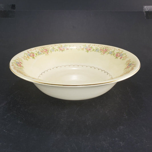 Vintage Paden City Pottery Marlene Lace pattern round vegetable bowl