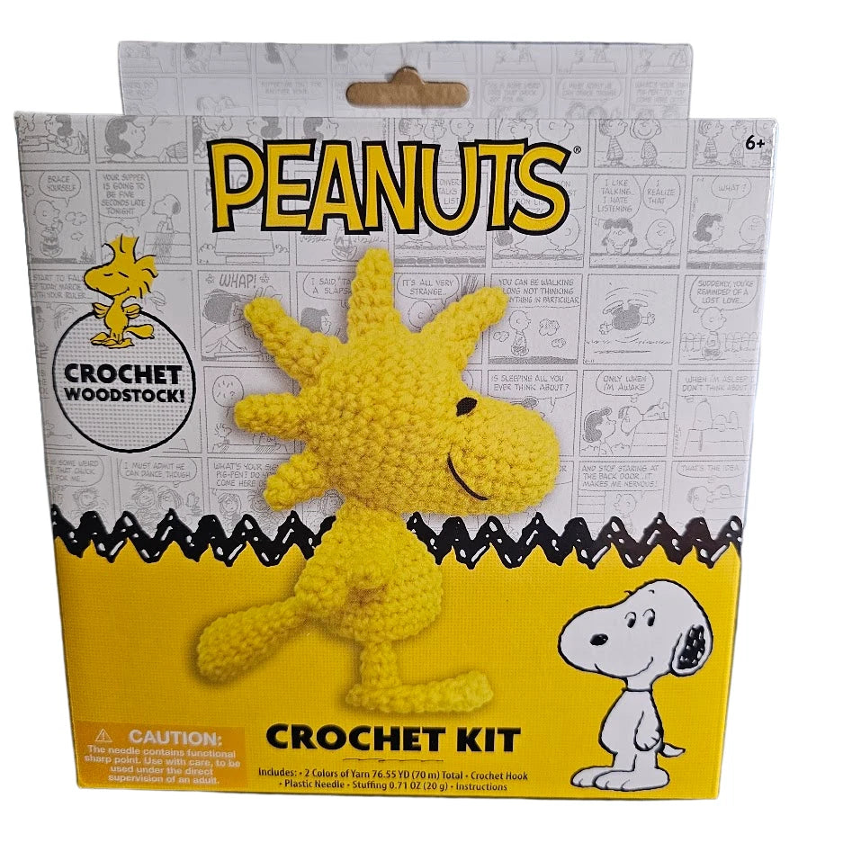 Peanuts Woodstock crochet DIY craft kit sealed