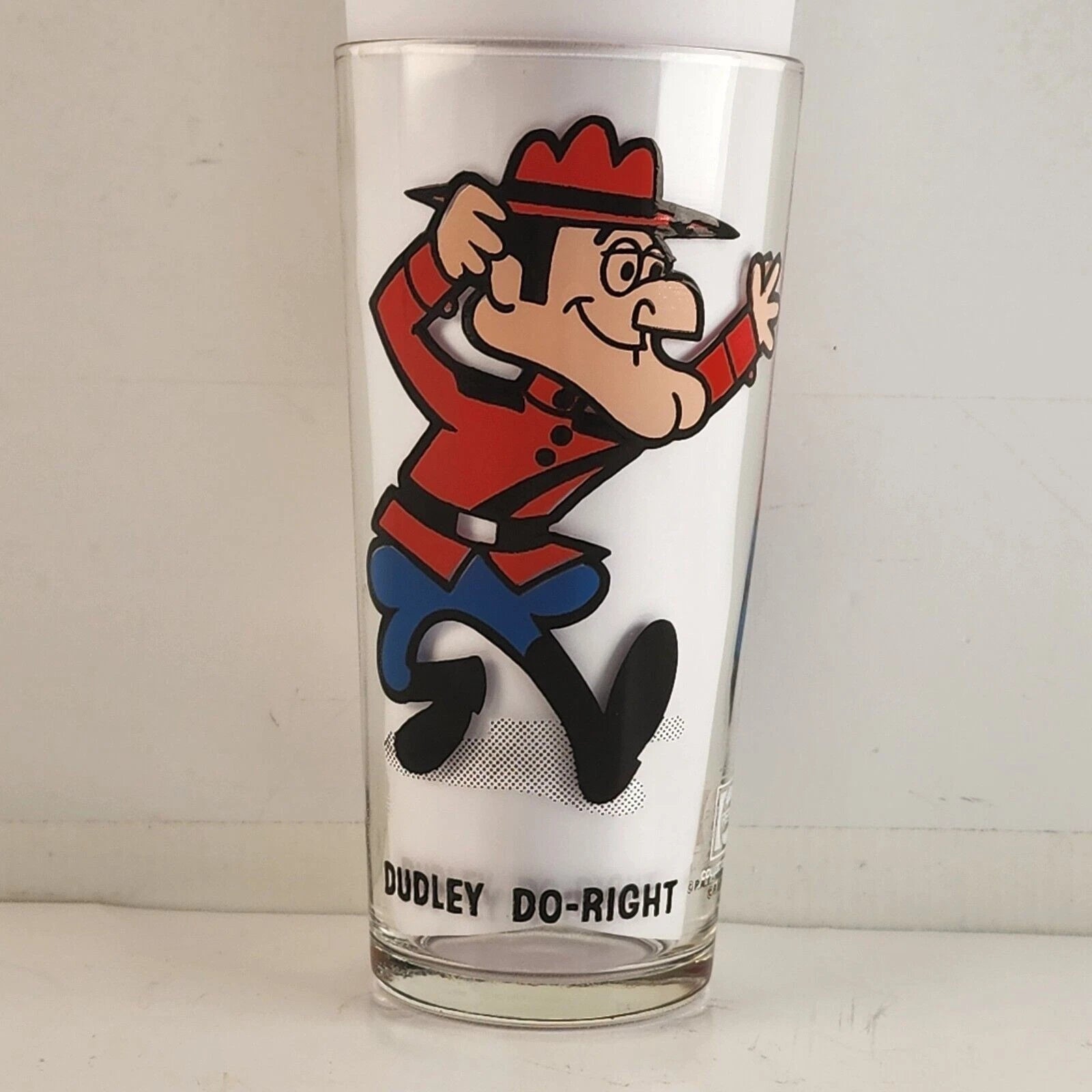 Vintage Pepsi Dudley Do Right collector glass