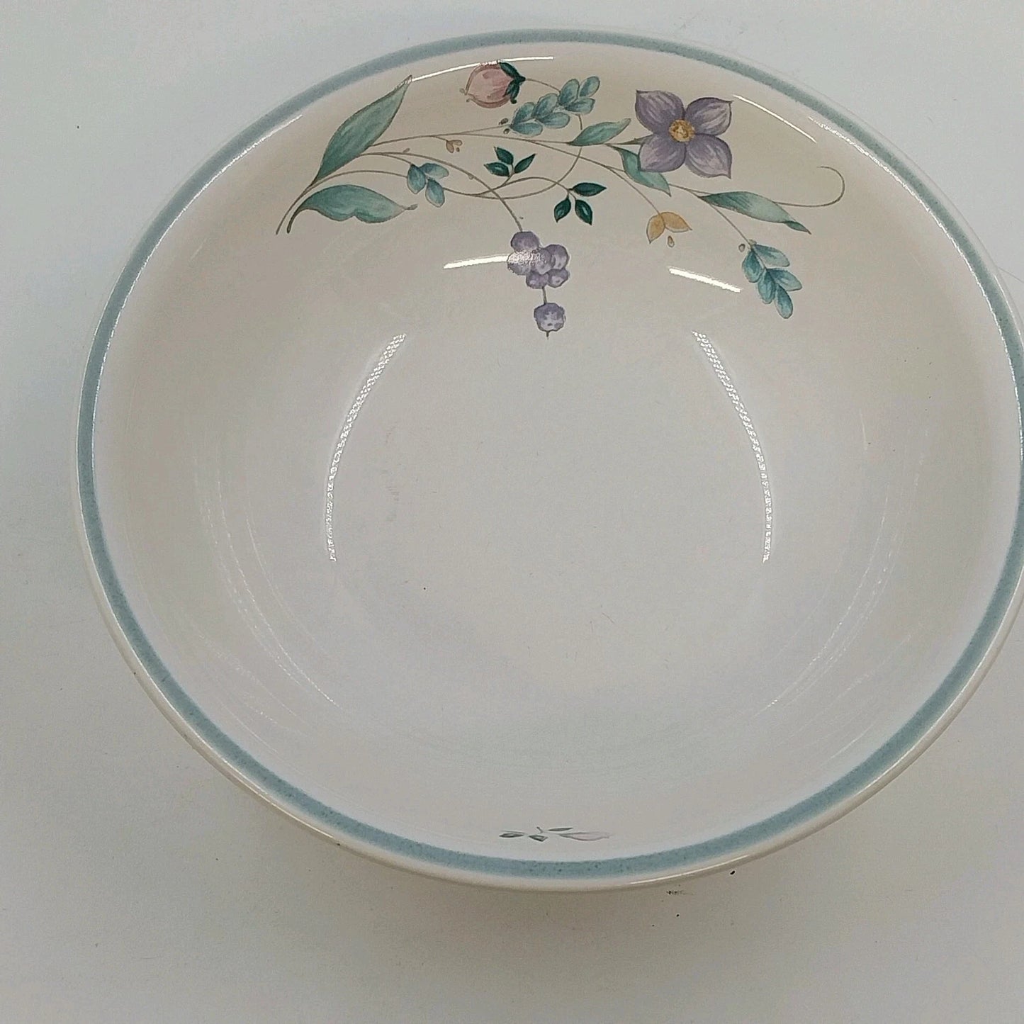 Pfaltzgraff April 6 inch stoneware vegetable serving bowl floral