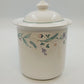 Pfaltzgraff April medium stoneware canister with fitted lid
