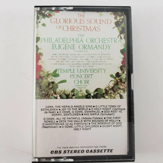 The Glorious Sound of Christmas cassette by Philadelphia Orchestra Eugene Ormandy