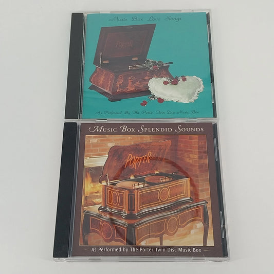 Porter Twin Disc Music Box love songs CD set