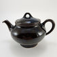 Royal dripless teapot Canadian art pottery brown 5.5 inch