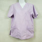 Lavender womens scrub top V neck with pockets by SB Scrubs