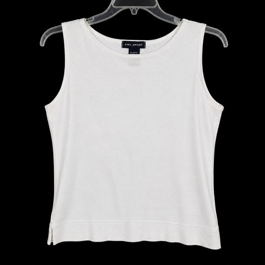 SML Sport white sleeveless tank top women