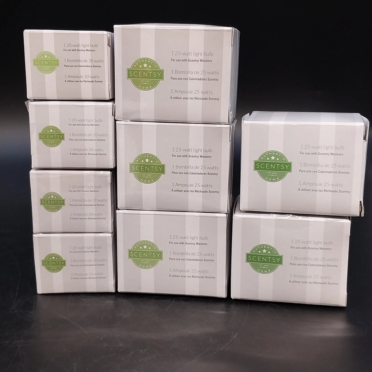 Scentsy replacement warmer bulbs 20W and 25W 9-pack