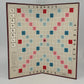 Vintage 1948 Scrabble replacement game board light maroon back
