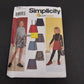 Simplicity 9337 girls skirt sewing pattern size HH 3-6 uncut