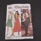 Simplicity 9777 vintage sewing pattern for Misses split skirt pants and vest