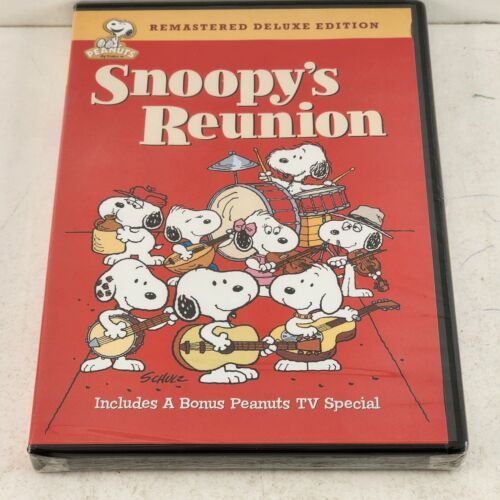 Snoopy's Reunion a Peanuts by Schulz 1991 Remastered Deluxe Edition DVD Sealed