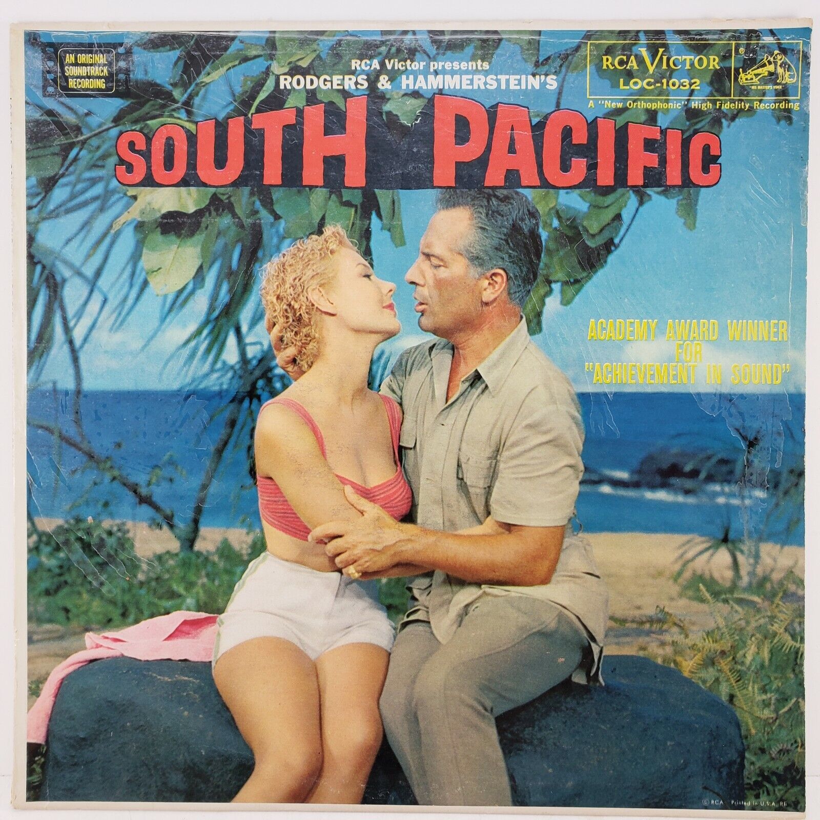 South Pacific soundtrack RCA vinyl record LOC-1032