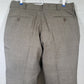 Mens brown Stafford classic fit dress pants