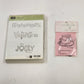 Two new old stock holiday cling rubber stamp sets by Stampin' Up and Stamping Bella
