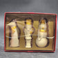 Starbucks ceramic Christmas ornament set with snowman fox and nutcracker