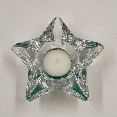 Studio Nova Starbright clear crystal votive candle holder with original box